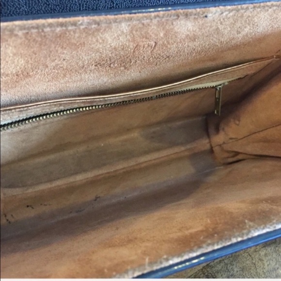 Vintage 1960's Patten Leather Envelope Bag - Picture 6 of 8